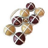 1950s wooden boules game