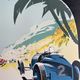 Lithograph poster "Grand Prix de Monaco 1933" Geo Ham 70x100cm 80's