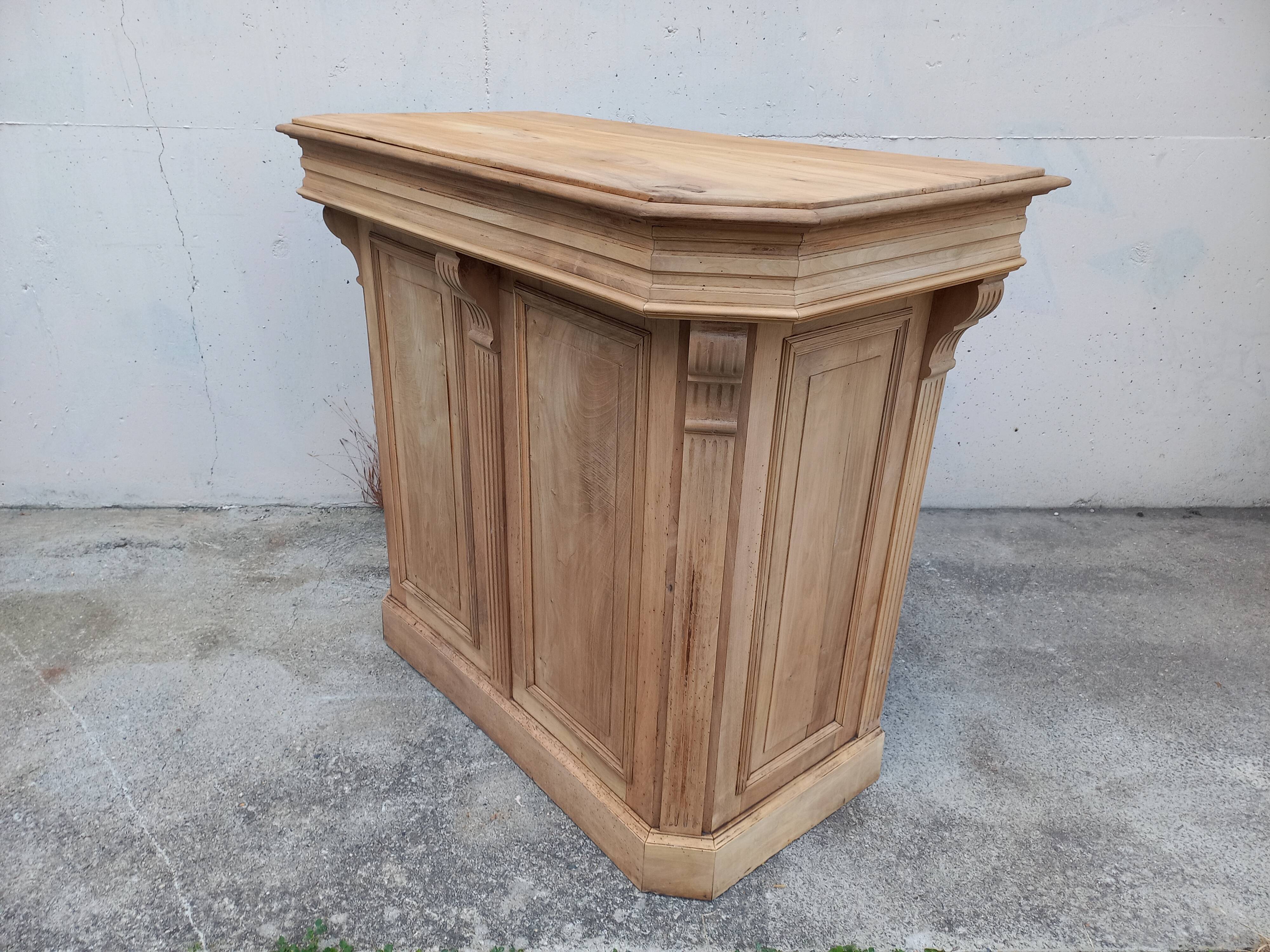 Former store counter, bar