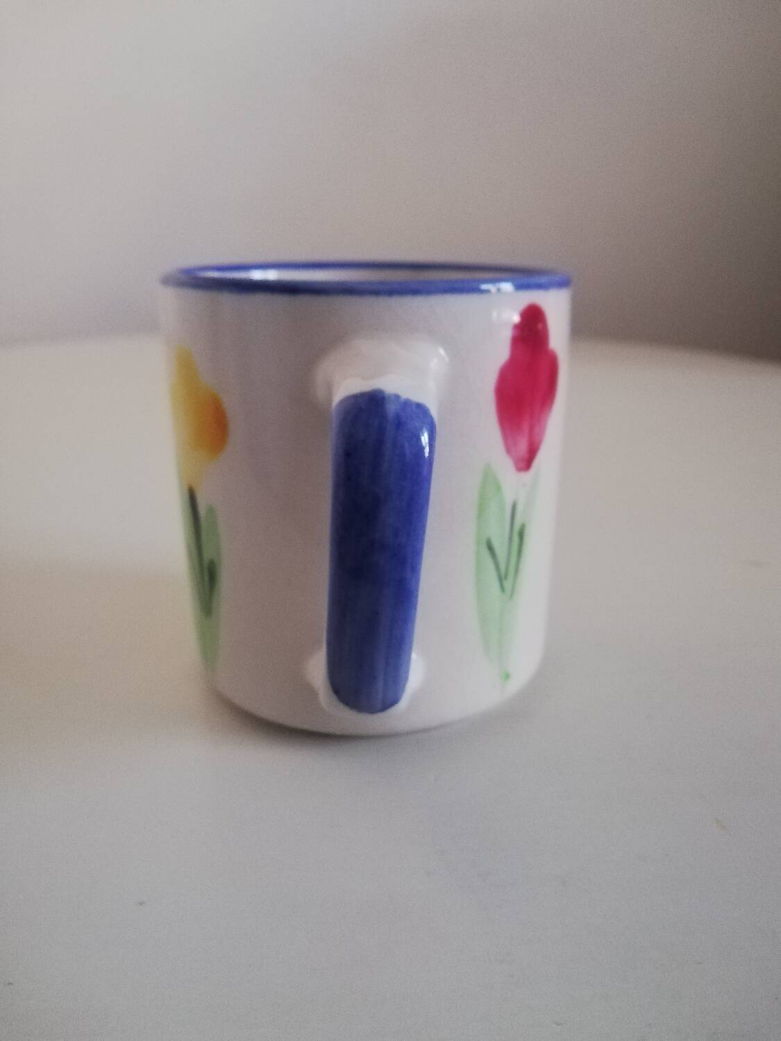 Tasse mug vintage peint à la main