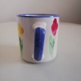 Vintage hand-painted mug cup