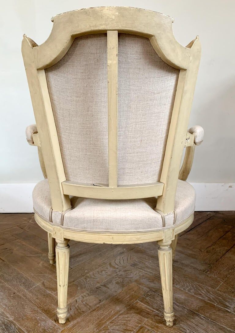 Set of 4 chairs and 2 armchairs 1860