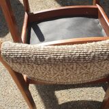 Pair of Scandinavian wool chairs