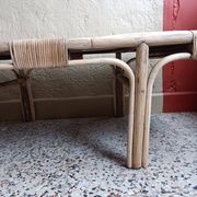 Renovated rattan coffee table