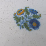 Old faience plate of Moustiers