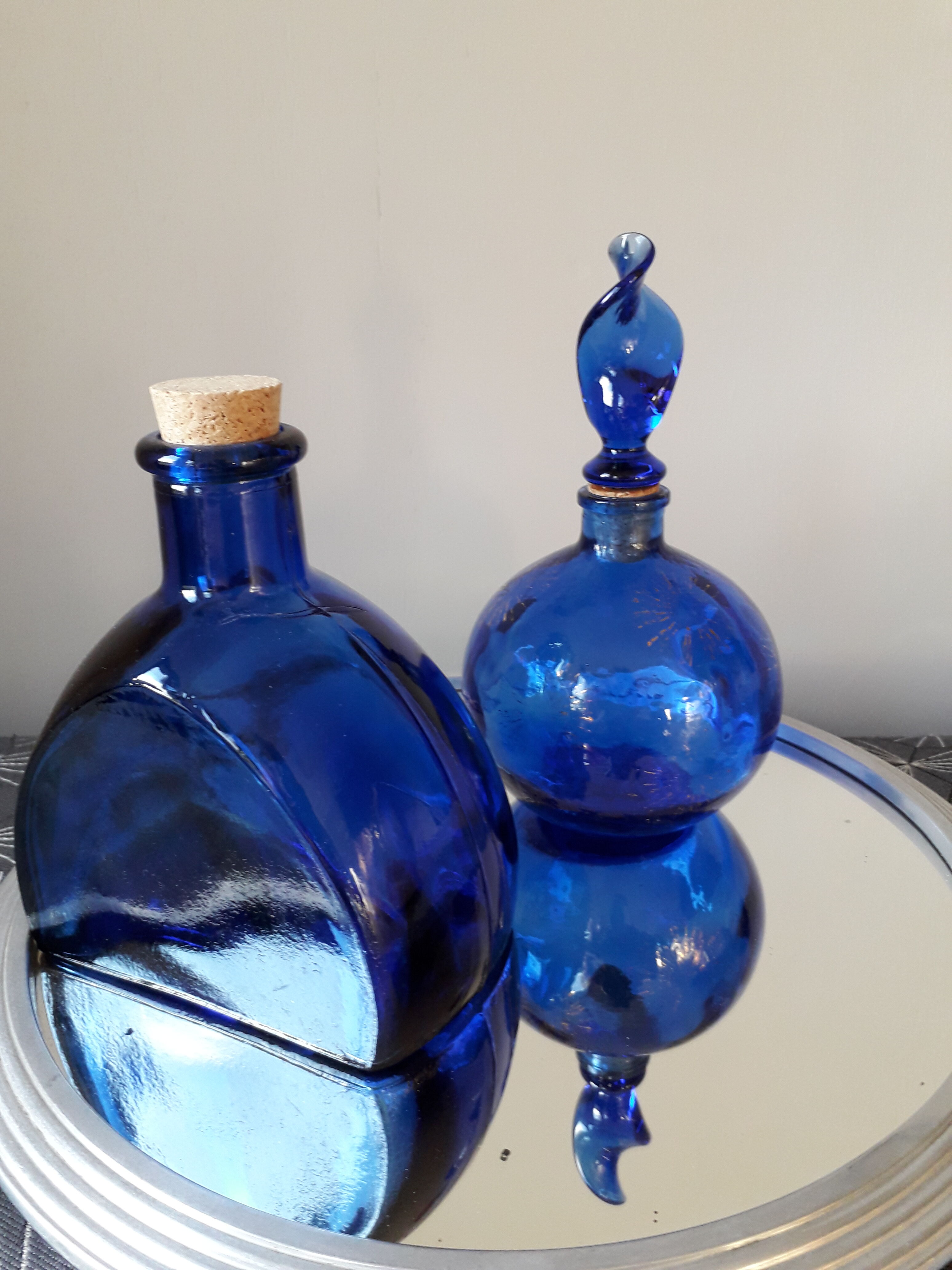 Blue bottles
