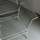 White metal wire chair from Erlau | Germany | 1960s