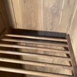Solid oak cloakroom with 2 doors