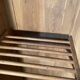 Solid oak wardrobe with 2 doors