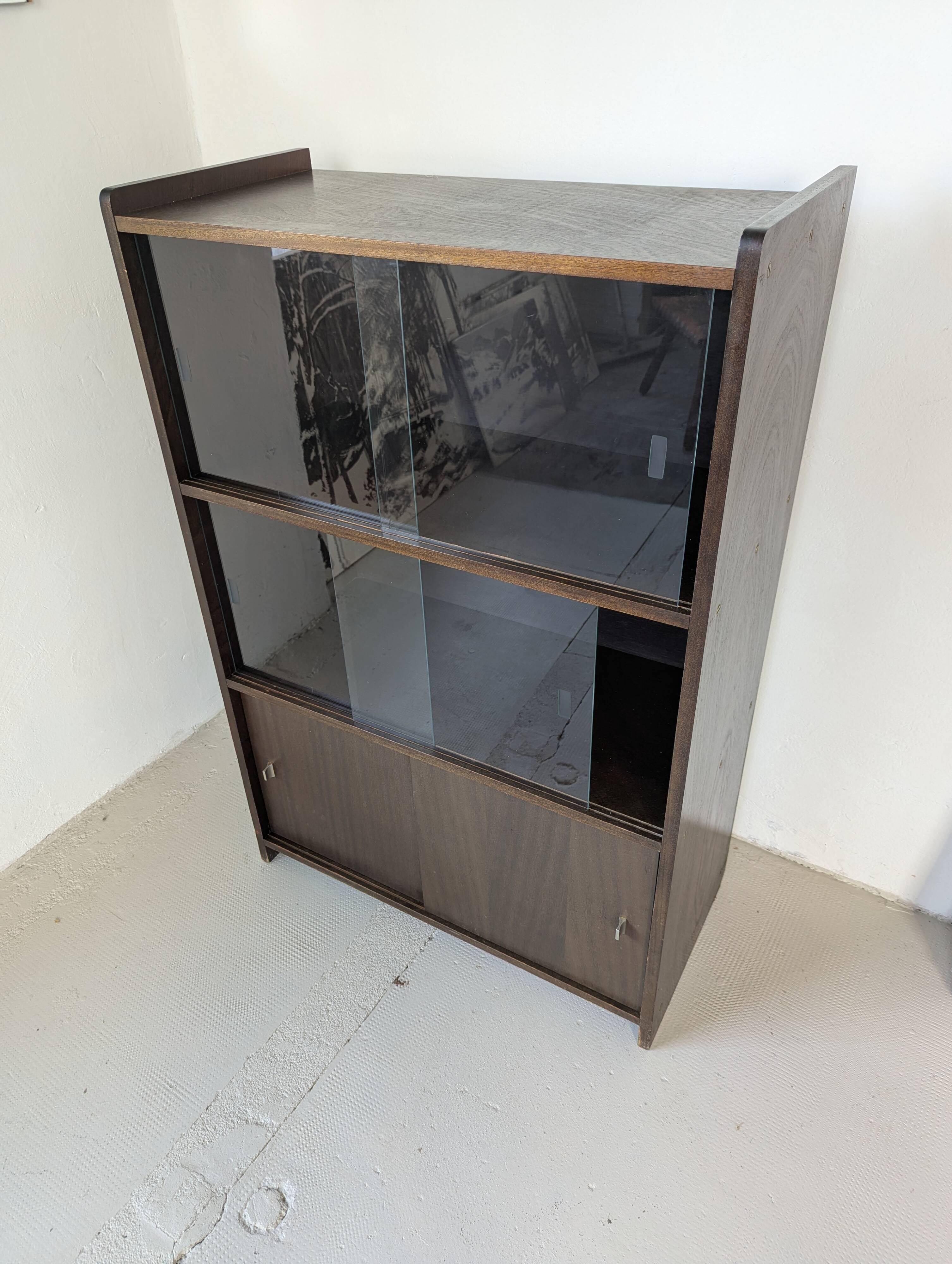 Bibliothèque , vitrine vintage