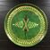 Green plate graphic design