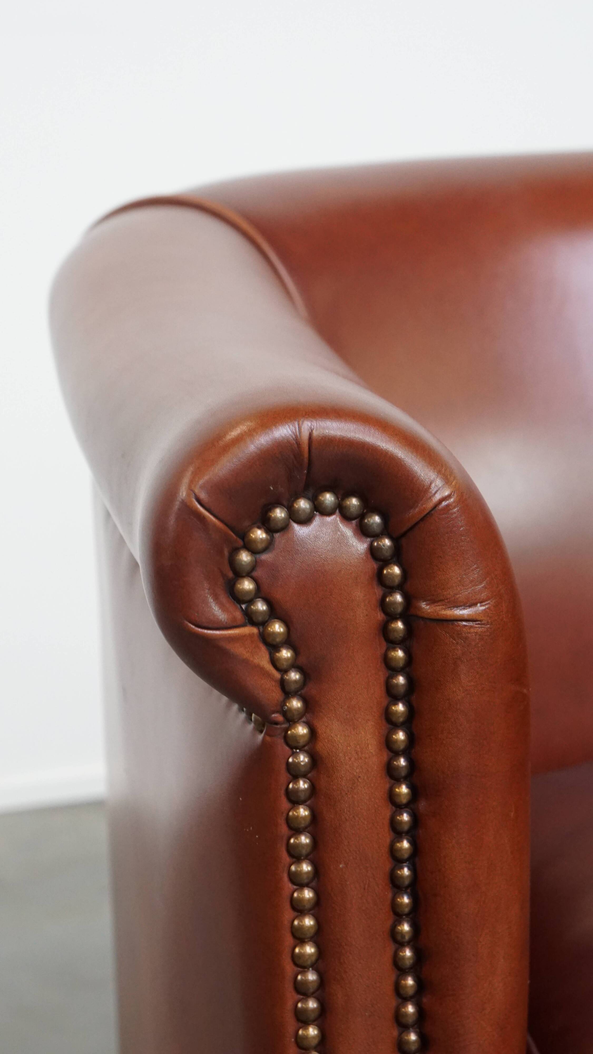 Club Chair in Cowhide Leather