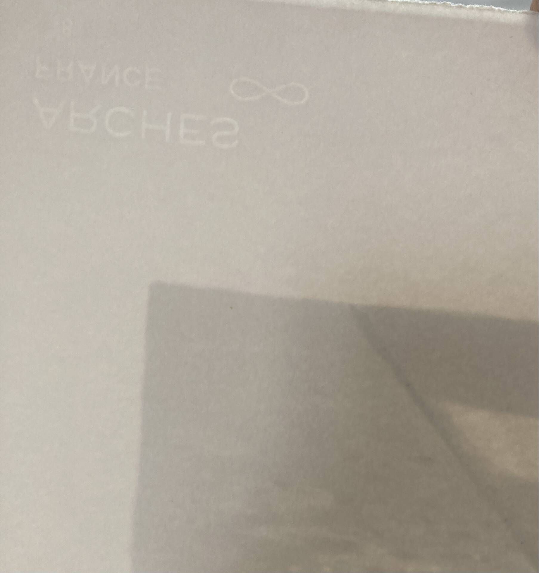 Lithographie signée Michel Henry - L’île Saint Louis et Notre Dame