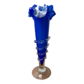 Vase Murano bleu cobalt