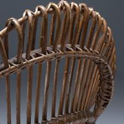 Mid-century chair in rattan, italy, 1950's