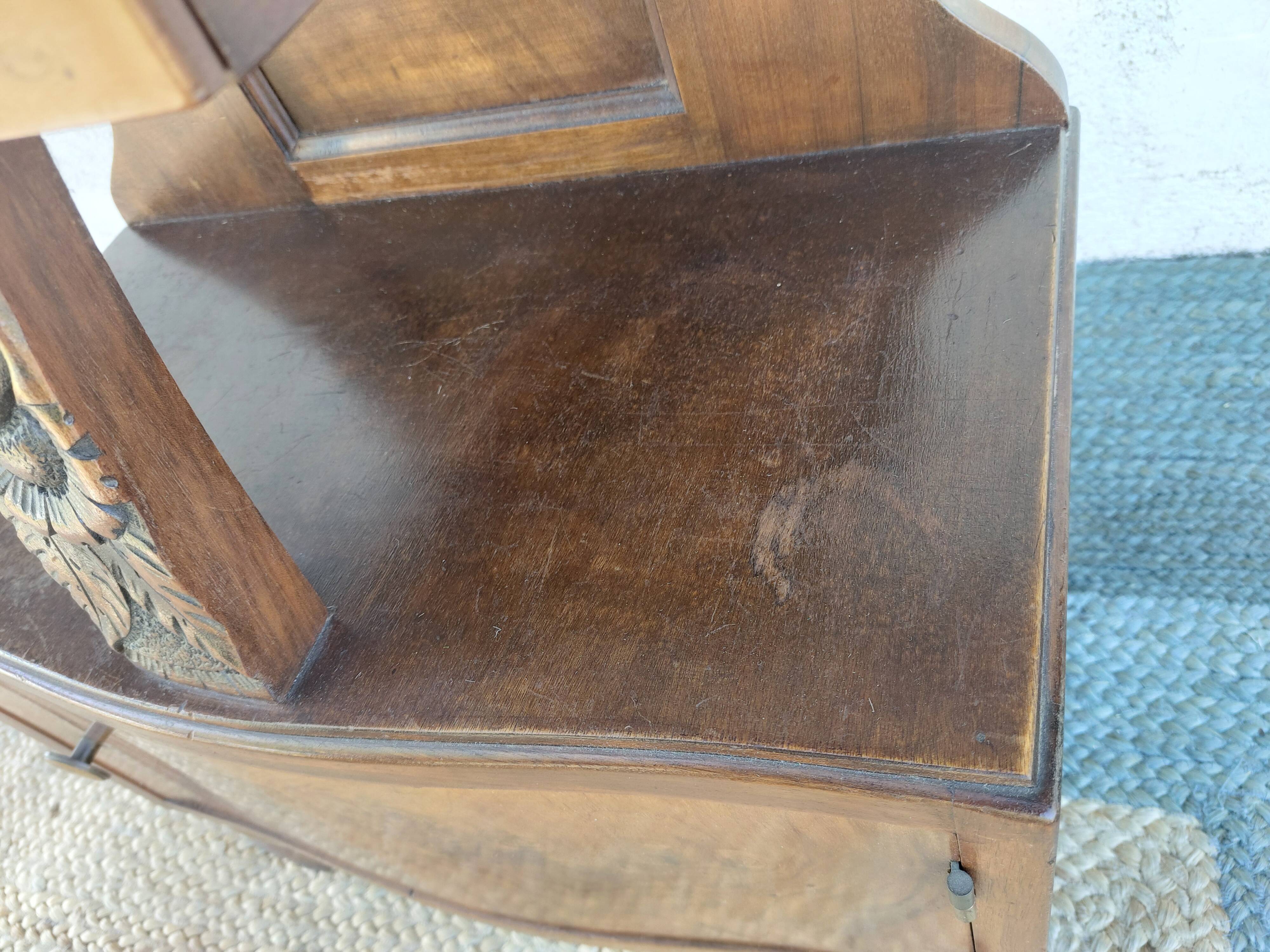 table de chevet art déco, marbre
