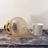 Golden globe wall light