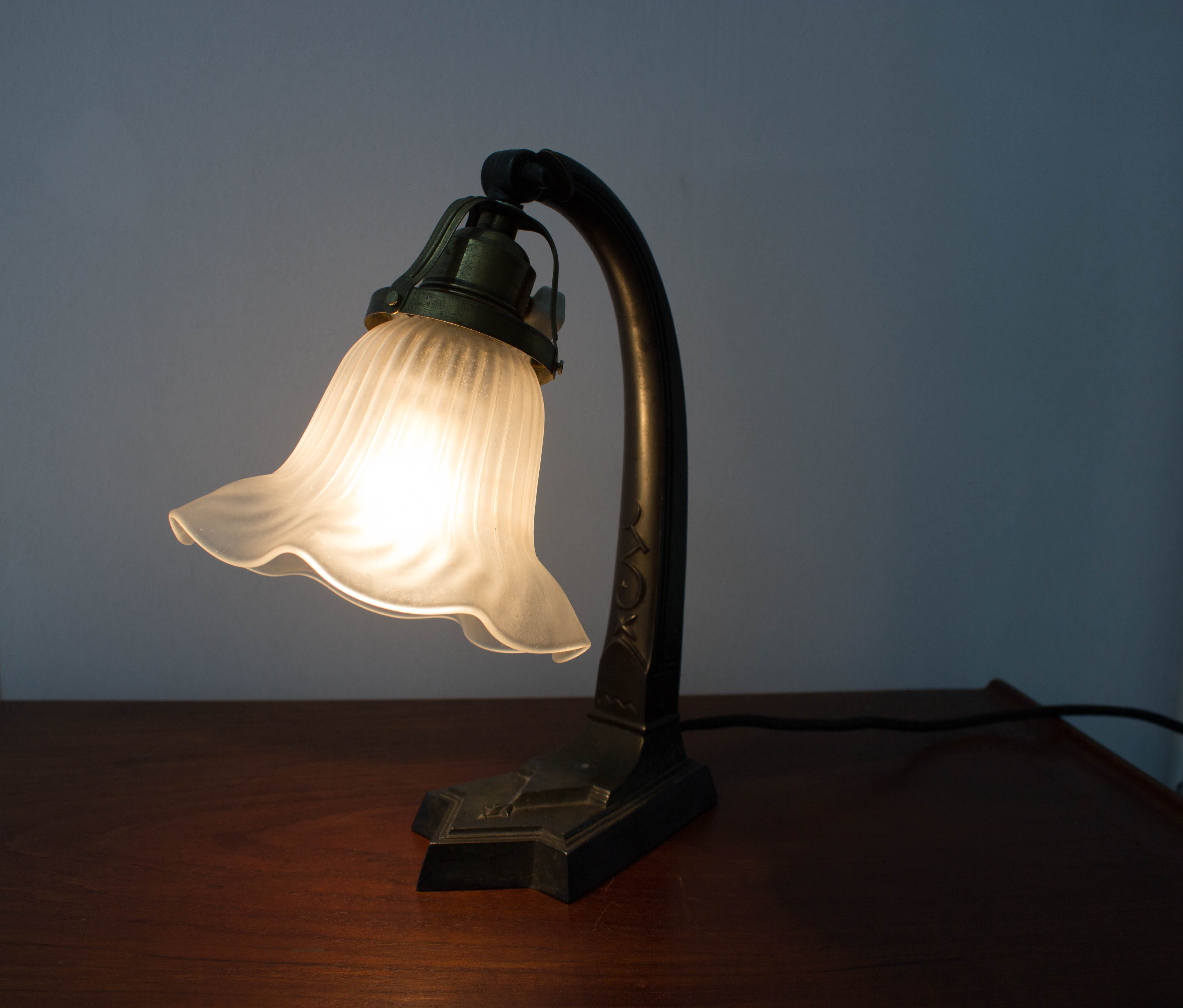 Lampe de table art nouveau années 1910