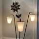Lampadaire tripode vintage