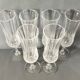 Set de 6 flûtes à champagne cristallin taillé