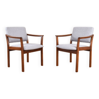 Fauteuils Mid-Century Danois, 1970s, Set de 2.