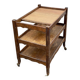 Dessert trolley with wheels and removable tray 66cm