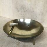 Cendrier tripode en laiton design Autriche 1950
