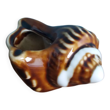 Cendrier coquillage en céramique