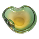 Vintage 1970s Murano glass submerged Italian design emptier tray