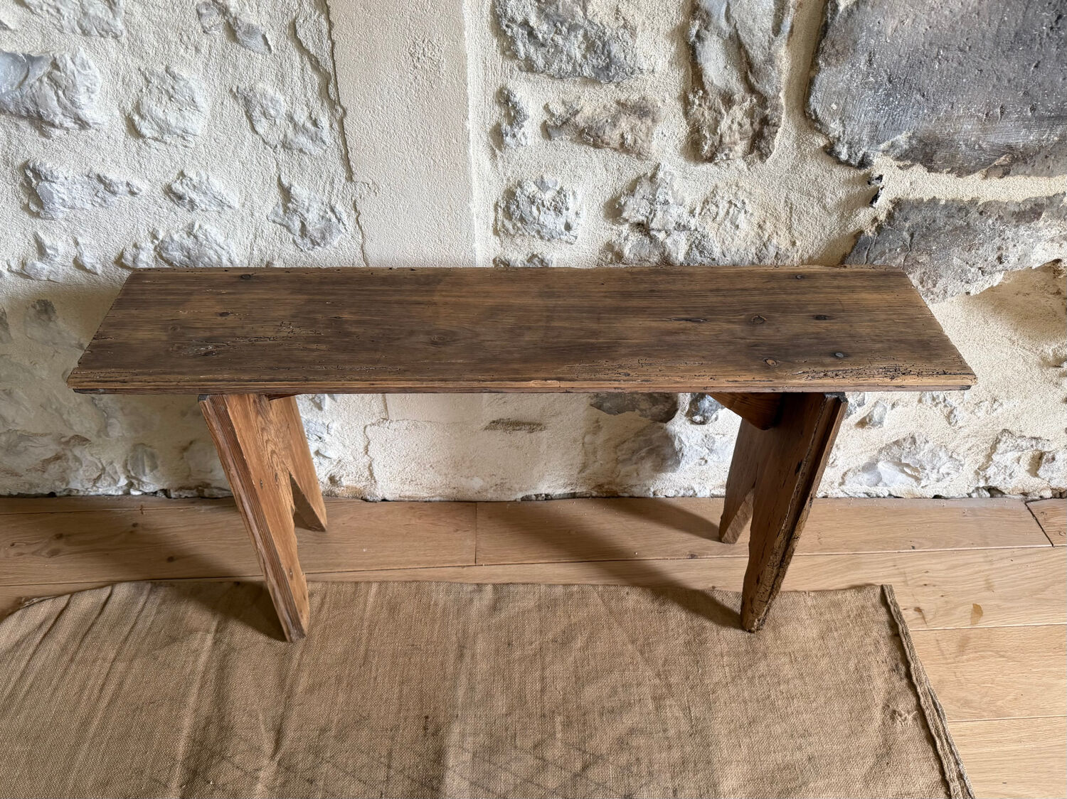 Wooden side table