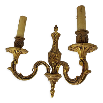 Wall lamp style Louis XV in bronze