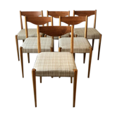 Suite of 6 Scandinavian chairs