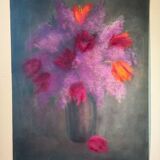 Nature morte aux coquelicots, signée et datée 1972