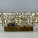 60s 70s wall lamp made of glass metal Bubble Wall Sconce Space Age Germany