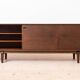 Buffet, Skovby Møbler, Modèle 65, Chêne teinté brun chocolat, Danois