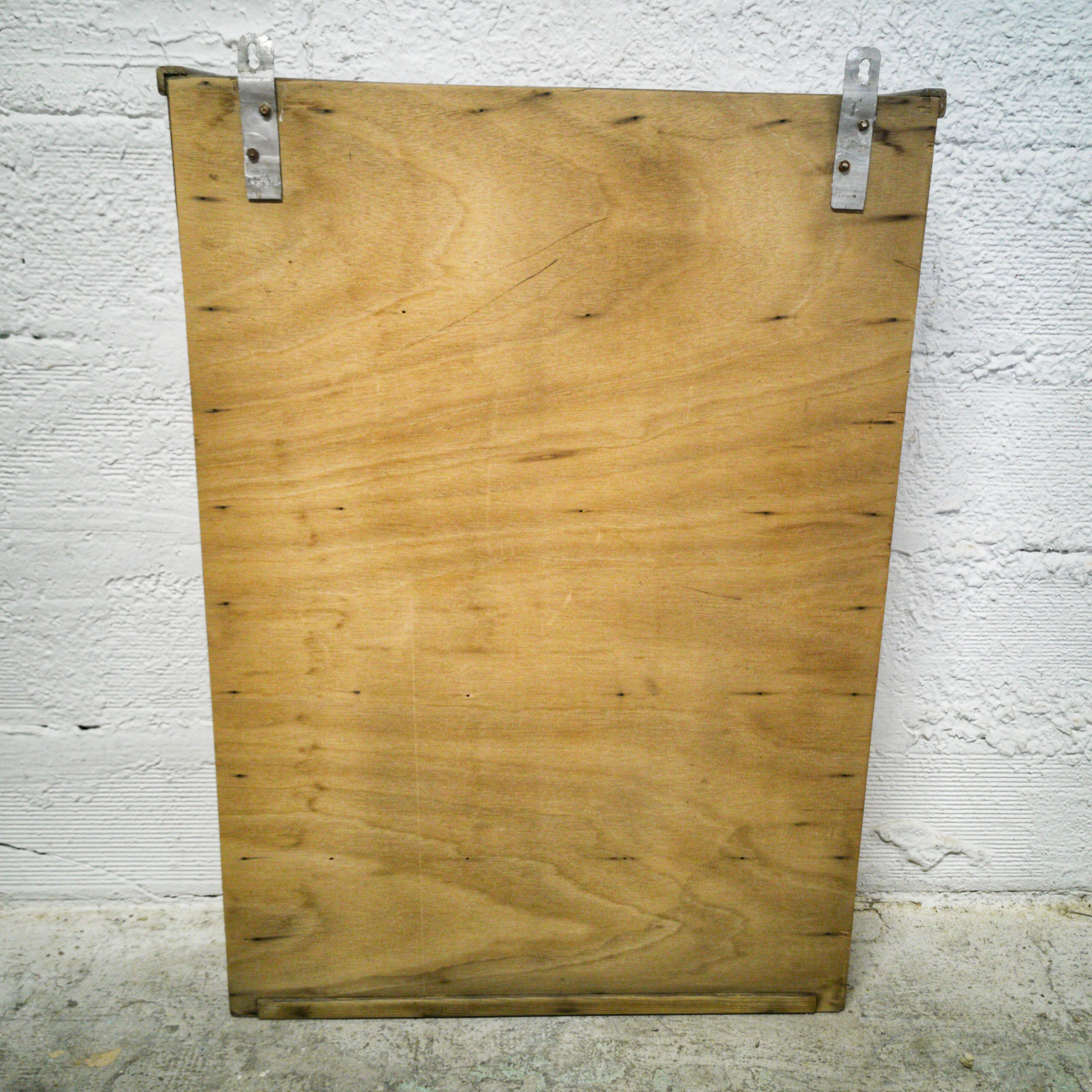 Old wooden sorting locker