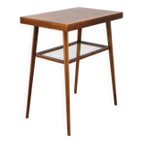 1960s Side Table in Oak Finish , Czechoslovakia