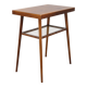 1960s Side Table in Oak Finish , Czechoslovakia