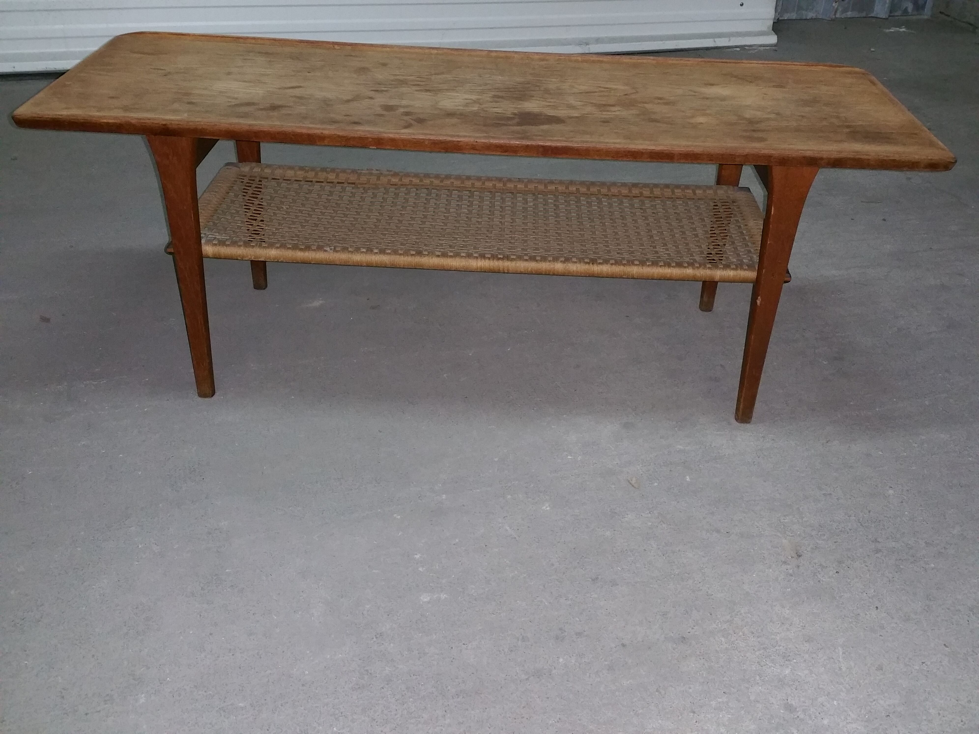Scandinavian design teak coffee table Kurt Østervig