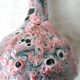 Vase rose fat lava