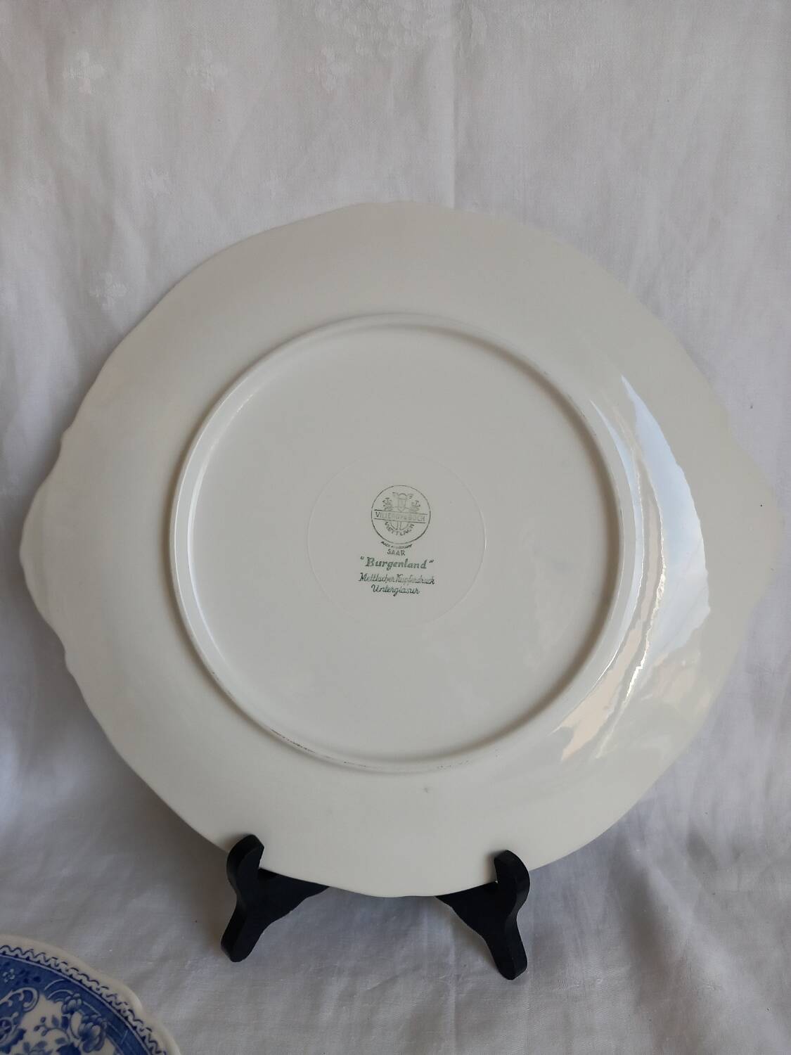 Service dessert Burgenland Villeroy & Boch – Faïence bleue – Très bon