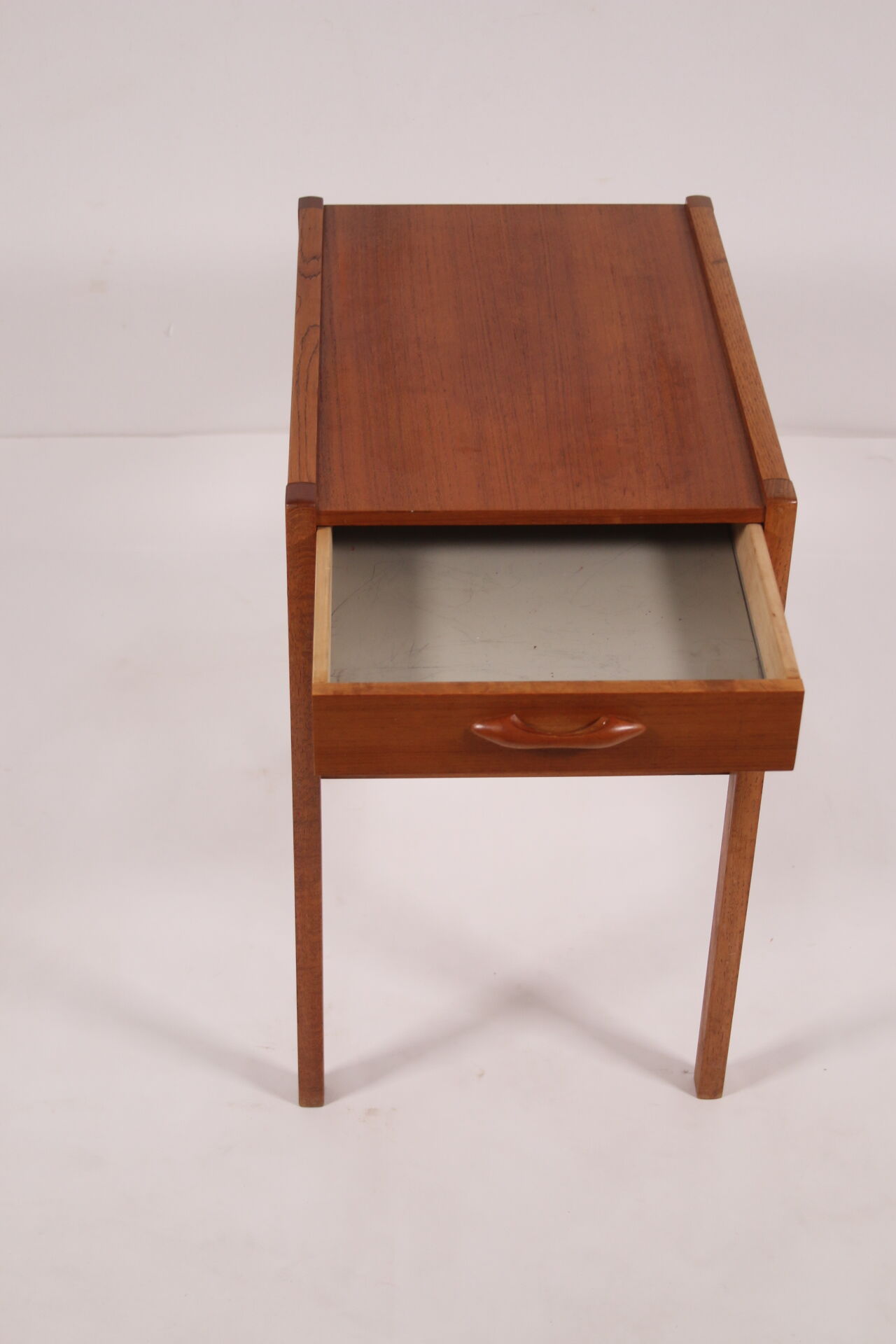 Vintage teak bedside table from Scandinavia