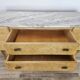 1950s maple chest of drawers with a marble top