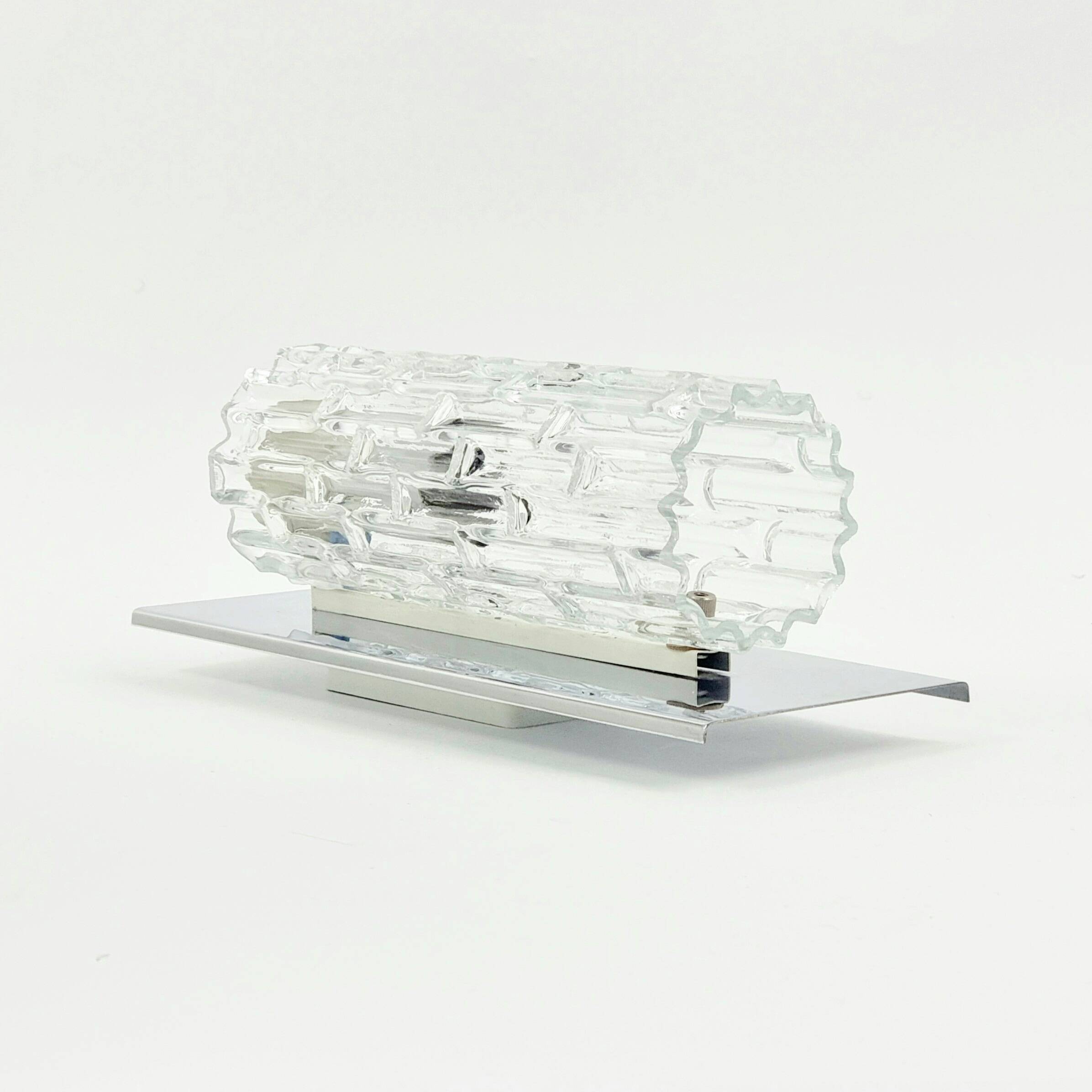 Pair of Mid Century Modern Murano Glass Wall Lights From Doria, 1960s