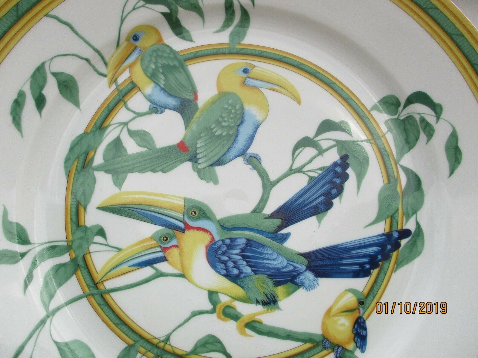 Porcelain plate Hermes