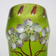 Art nouveau vase enamelled floral decoration, 27.5 cm - 10.82"
