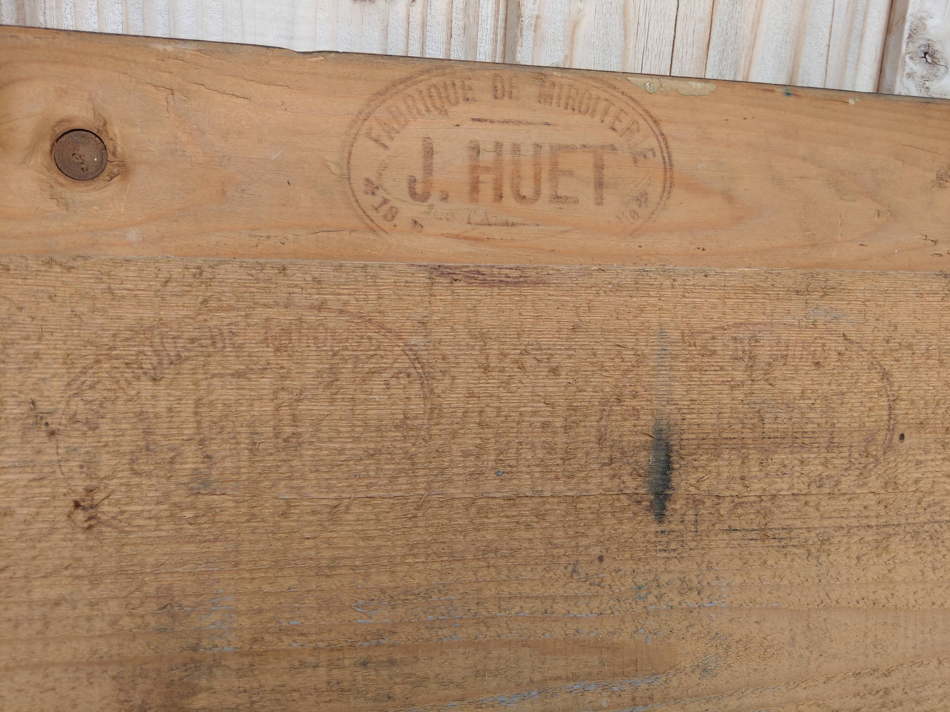 Louis Philippe mirror in mahogany 120x90cm