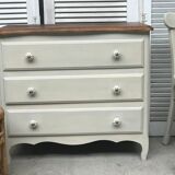 Old White chest of drawers