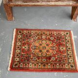 Vintage virgin wool rug
