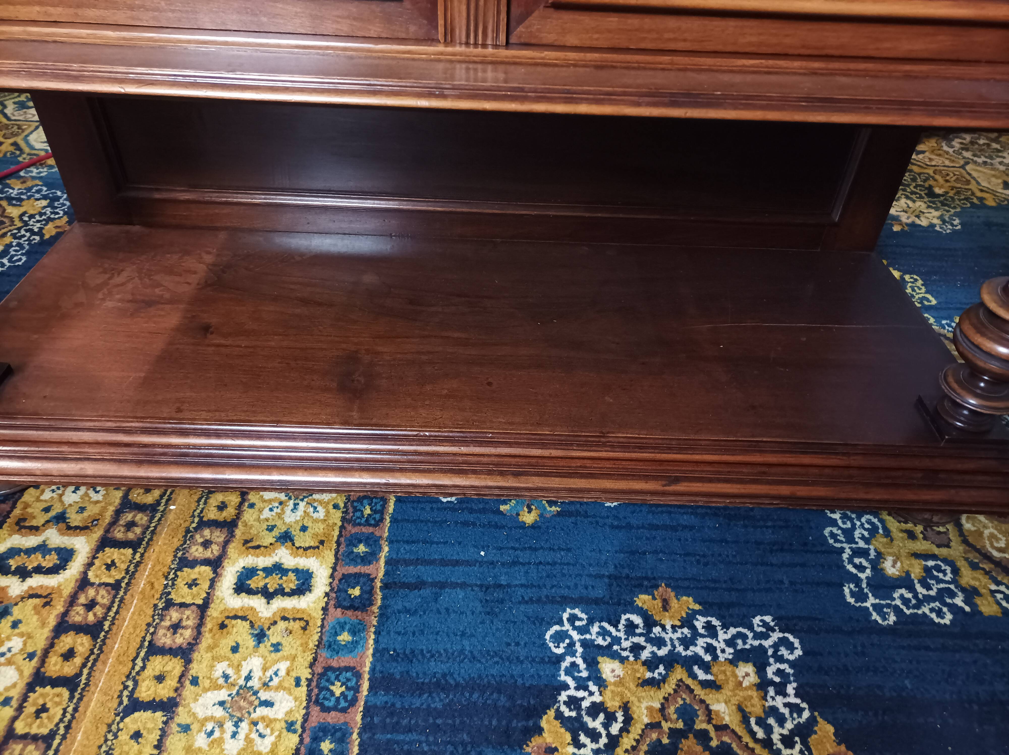 Buffet served Renaissance walnut